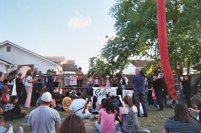 Student Selena's at the Molina event